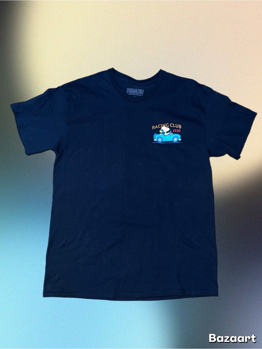Peanuts Snoopy Black Racing Tee - Picture 2 of 7